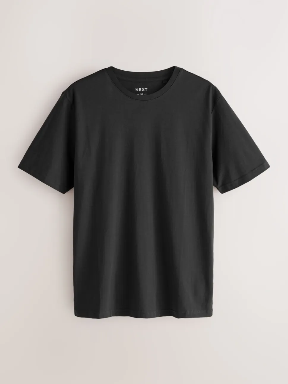 Zwart/Wit/grijs/leigrijs/kiezelkleurig/Bruin - Normale Pasvorm - Essential katoenen T-shirts verpakking van 6