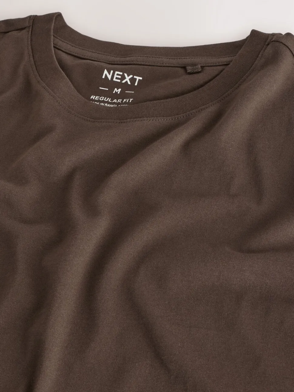 Zwart/Wit/grijs/leigrijs/kiezelkleurig/Bruin - Normale Pasvorm - Essential katoenen T-shirts verpakking van 6