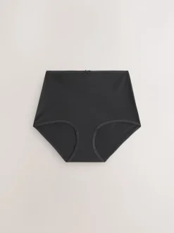Zwart/wit/pastelroze huidskleur - Full Briefs Cotton Knickers 10 Pack