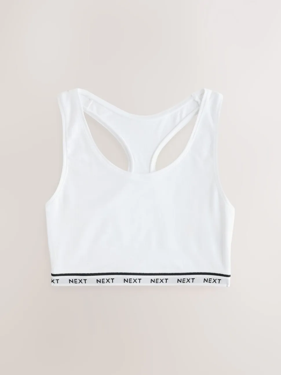 Zwart/zwart/grijs/wit - Ultimate Comfort Cotton Logo Crop Bras 4 Pack